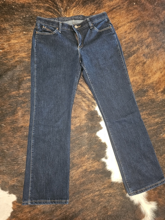 Wrangler Denim - Wrangler Women’s Q Baby Dark Blue Boot Cut Jeans